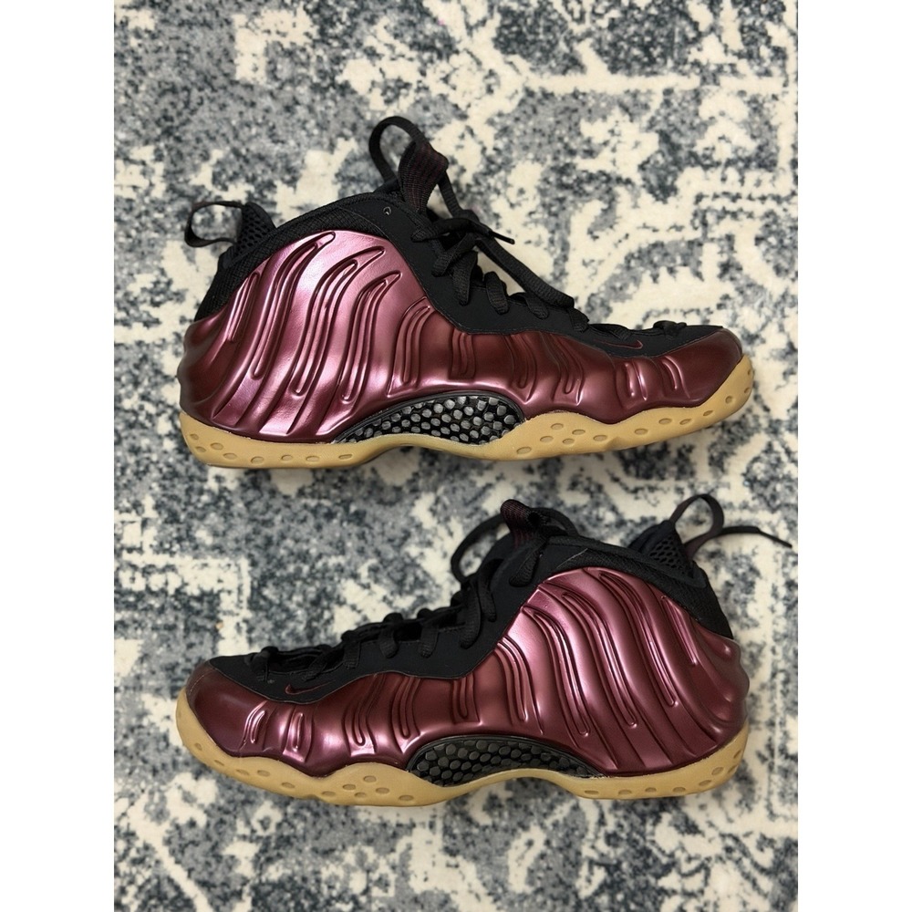 Nike Air Foamposite One Night Maroon Peanut Butter Jelly Black - Size 9 Worn 1X